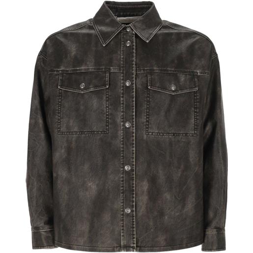 Palm Angels camicia con tasche - nero