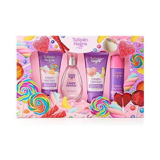 TULIPAN NEGRO black tulip fantasy gift set candy, morado