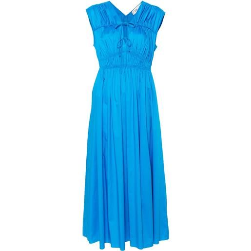 DVF Diane von Furstenberg abito lungo gillian - blu