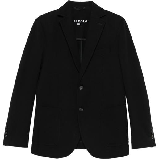 Circolo 1901 blazer con applicazione - nero