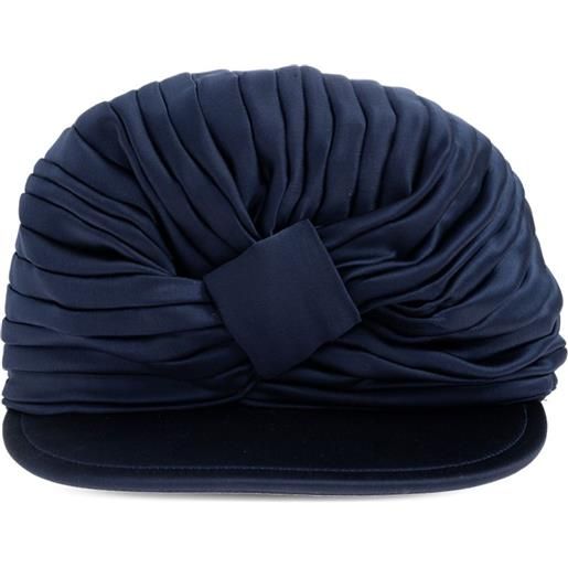 DSQUARED2 cappello plissettato - blu