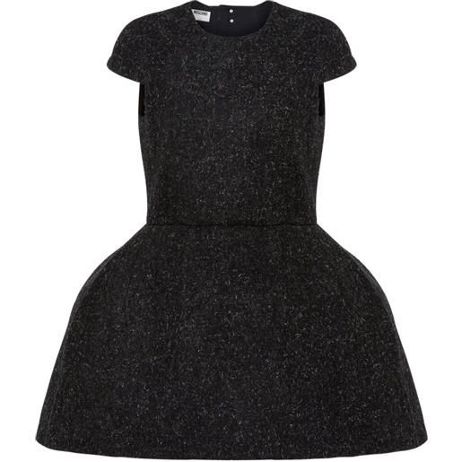 Moschino abito corto a maniche corte - nero