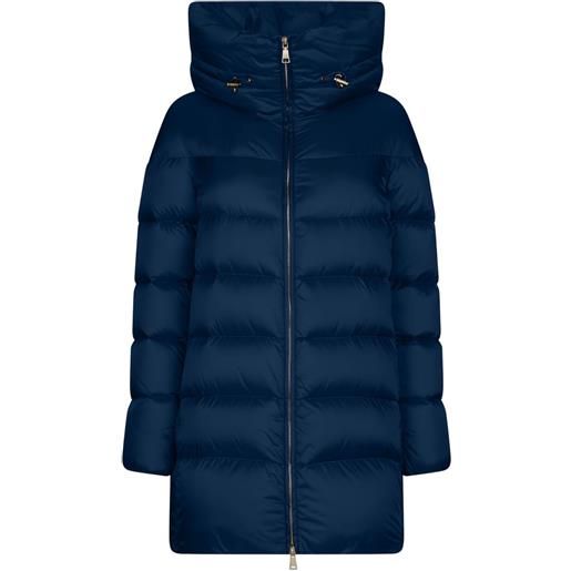 Add piumino con cappuccio - blu