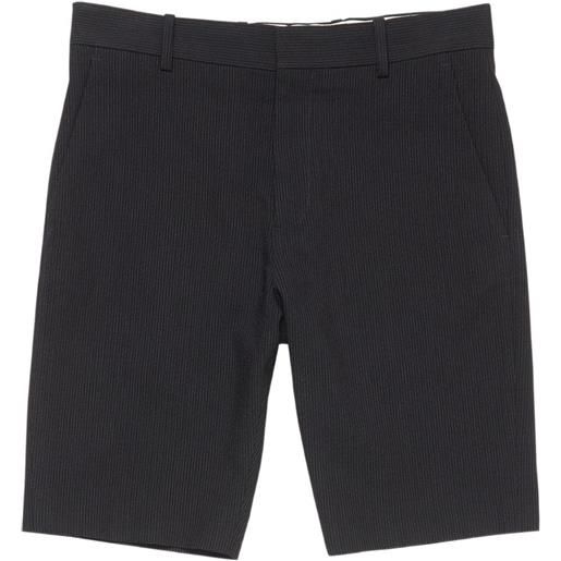 Acne Studios shorts con tasche a filetto - nero
