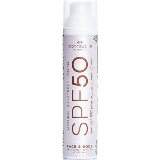 Cocosolis natural sunscreen lotion spf 50 100 ml