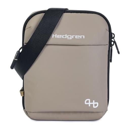 Hedgren turn, small crossover + rfid unisex-adulto, vintage beige eco, taglia unica
