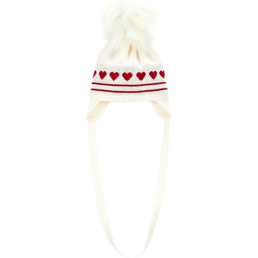 Monnalisa berretto pompon e cuori