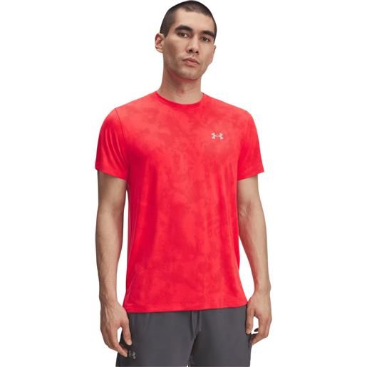UNDER ARMOUR launch camo ss t-shirt running uomo