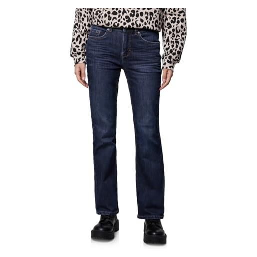 Street One Studio 3714846 jeans bootcut, dark blue clean wash, 34w x 30l donna