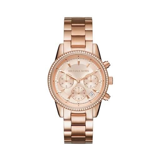 Michael Kors ritz mk6357 cronografo donna con zirconi