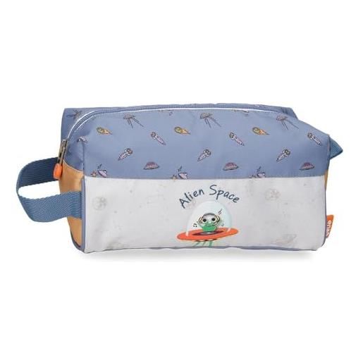 Enso alien space beauty case beige 23x12x10 cm poliestere