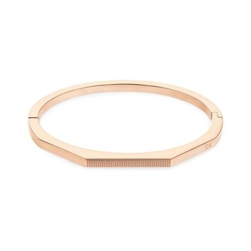 Calvin Klein braccialetto rigido da donna collezione faceted - 35000047