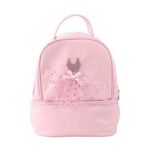 TENDYCOCO zaino da bambino zaino da balletto borsa da ballo per ballerina latina per bambine