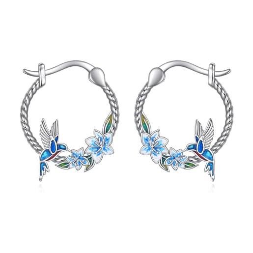 Orecchini A Perno JERWLI In Argento 925 Con Ape – Gioielli Ipoallergenici Per Donne, Regalo In Elegante Confezione