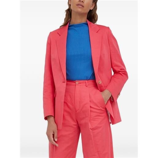 Drykorn giacca da abito monopetto - rosa