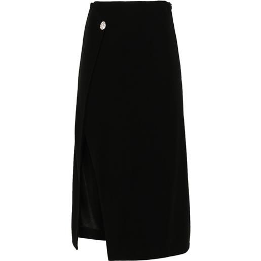 Barbara Bui abito midi con decorazione - nero