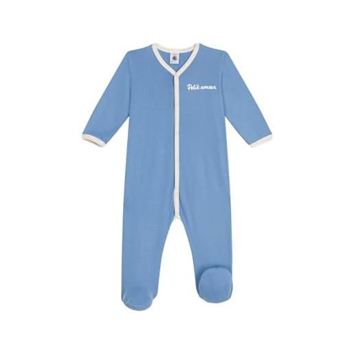 Petit Bateau a0crv dormi bene, blu, 3 mesi unisex-bimbi