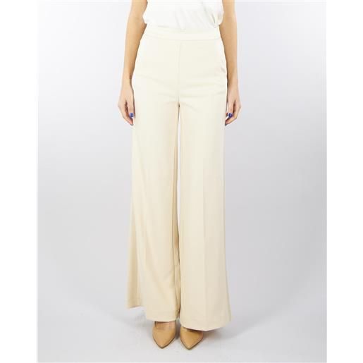 IMPERIAL pantaloni burro palazzo con tasche