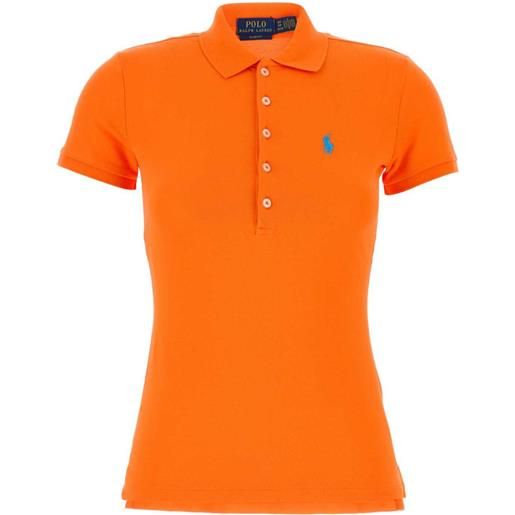 Polo Ralph Lauren polo in piqué elasticizzato - arancione