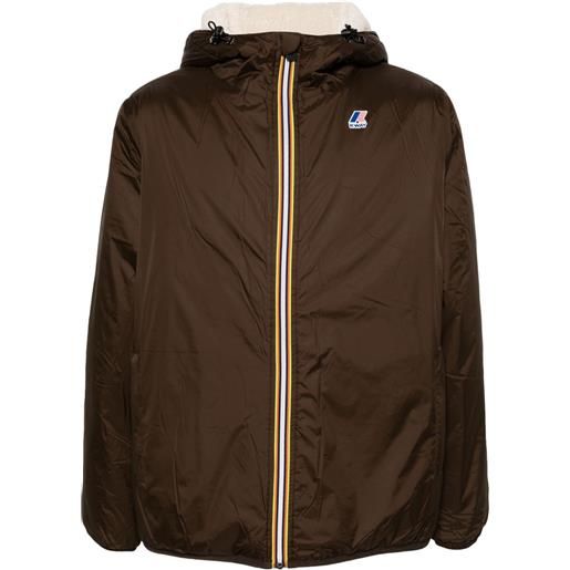 K-Way giacca le vrai claude 3.0 con cappuccio - marrone