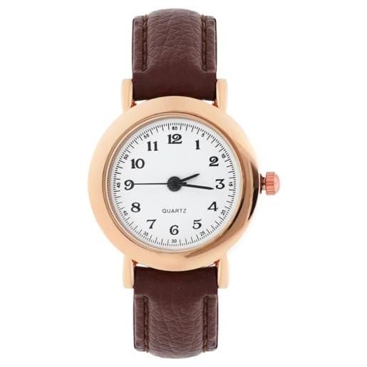 Hemobllo cinturino in pelle di festa della ragazza orologi sportivi da donna orologio da tasca decorativo decorazioni da polso da donna orologio da bavero le signore impasto cinghia