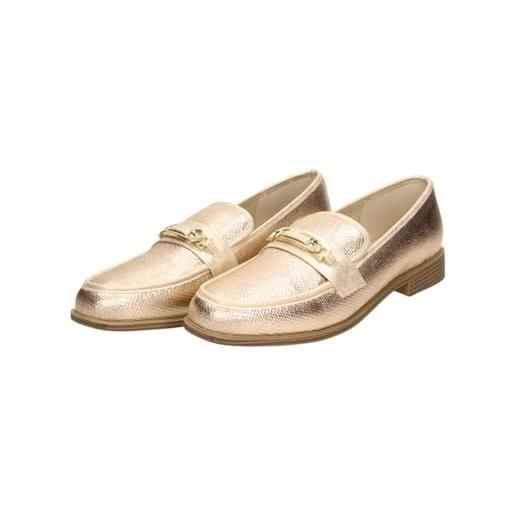 Fitters Footwear That Fits fitters loafers doro, scarpe alla moda, taglie forti, comode, scarpe da donna, taglie forti, doro in 42, 43, 44, 45, 46, beige pu raffia, 42 eu
