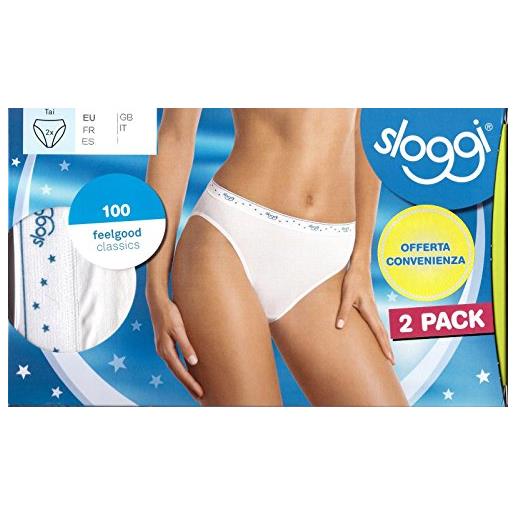 Slip da donna Sloggi confezione da 3 pezzi Pure Comfort Tai XL, nero | OTTO'S