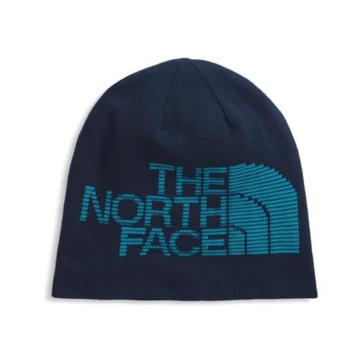 The North Face unisex reversible highline beanie summit navy/dusk blue one size