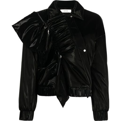 Besfxxk bomber con dettaglio a righe - nero