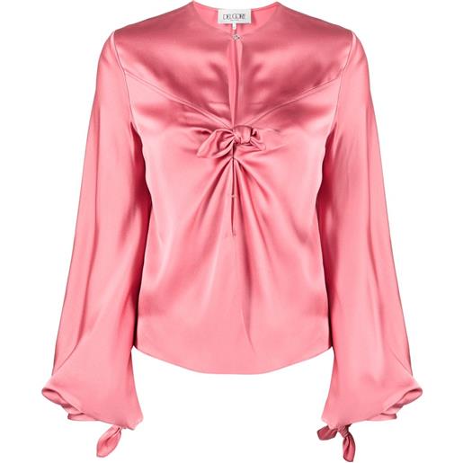 Del Core blusa con dettaglio nodo - rosa