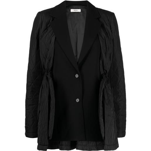 Besfxxk blazer con revers a lancia - nero