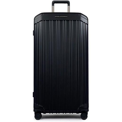 PIQUADRO valigia con stampa - nero