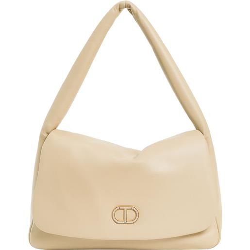 TWINSET borsa a spalla twinset effetto pelle