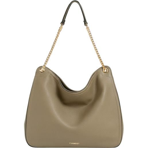 TWINSET borsa a spalla con catena