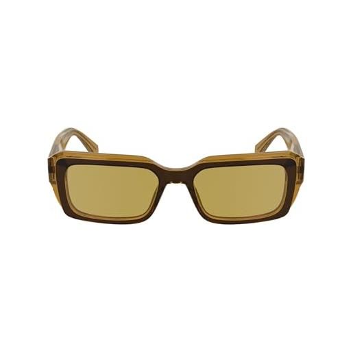 Calvin klein jeans ckj24620s occhiali, brown/amber, taglia unica unisex-adulto