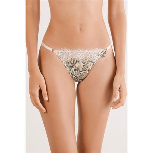 Intimissimi perizoma fianchetto stampa animalier serpente seductive glamour stampa