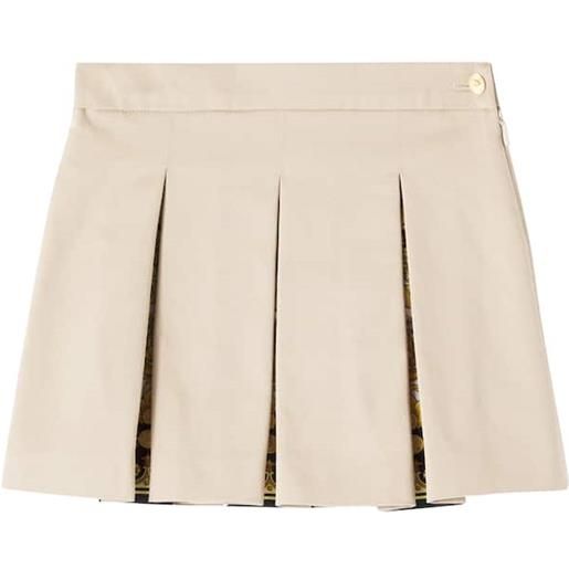 Versace Kids gonna barocco in gabardine di cotone