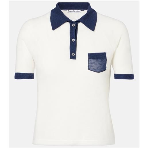 Acne Studios polo semitrasparente