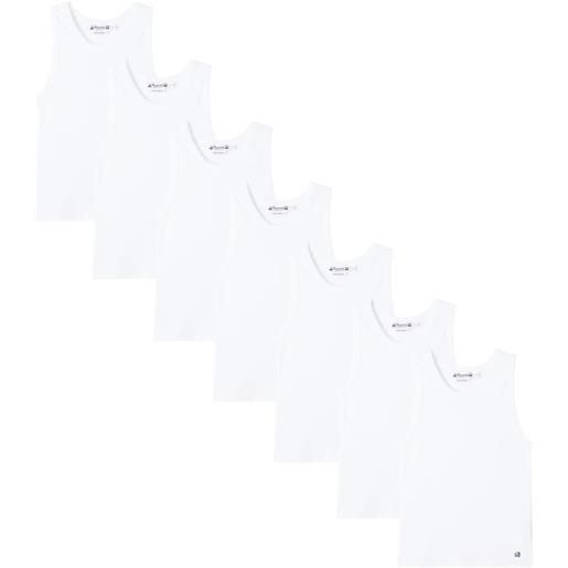 Bonpoint set di 7 tank top in cotone