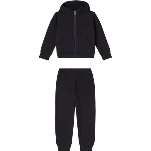 Moncler Enfant felpa e pantaloni sportivi in jersey di cotone