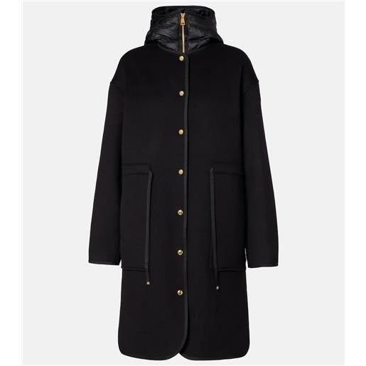 Moncler piumino bonreposse in lana e cashmere