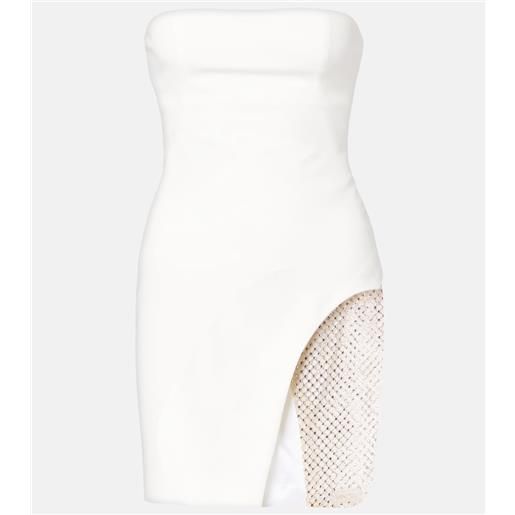 The Attico miniabito in jersey crêpe con decorazioni