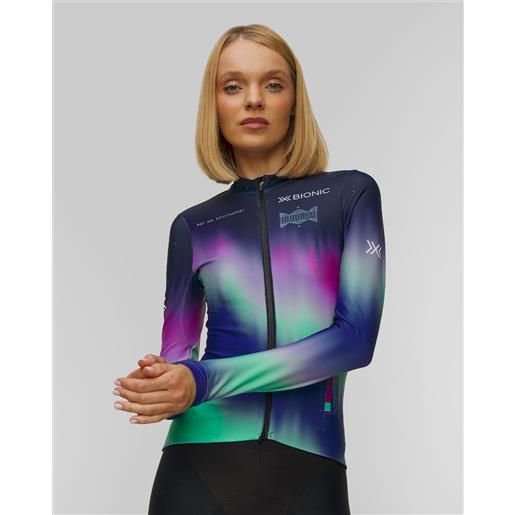 X-Bionic maglietta a maniche lunghe da ciclismo da donna x-bionic corefusion ride warm jersey ls