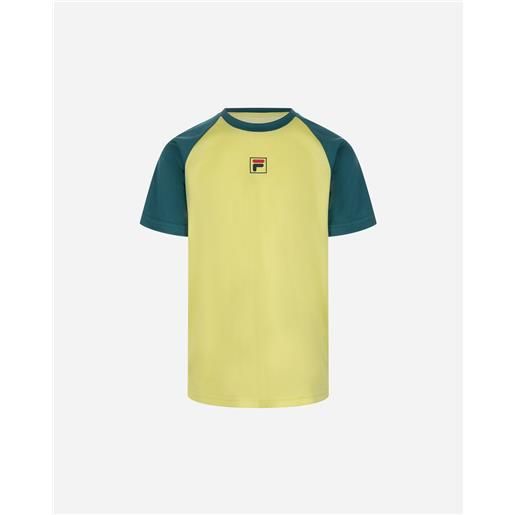 Fila court line jr - maglia tennis - verde