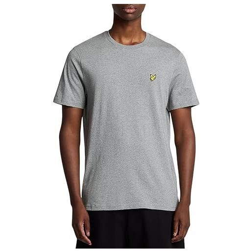 Lyle & Scott t-shirt uomo lyle & scott 1874 ts400vog plain t28 mid grey marl