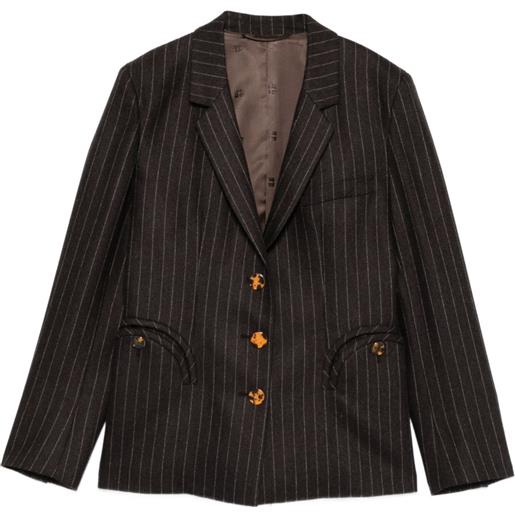 Blazé Milano blazer lady maud gessato - marrone