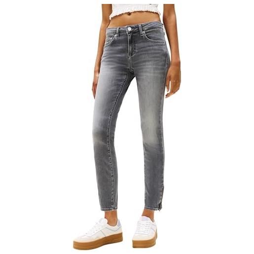 Tommy Jeans donna jeans sophie vita bassa, grigio (denim grey), 28w/26l