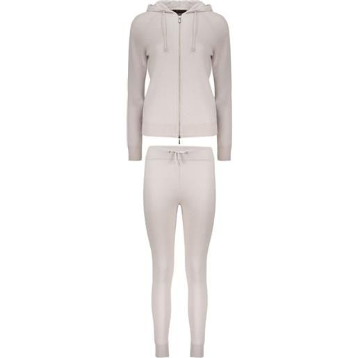 Moorer set pantaloni con coulisse - toni neutri