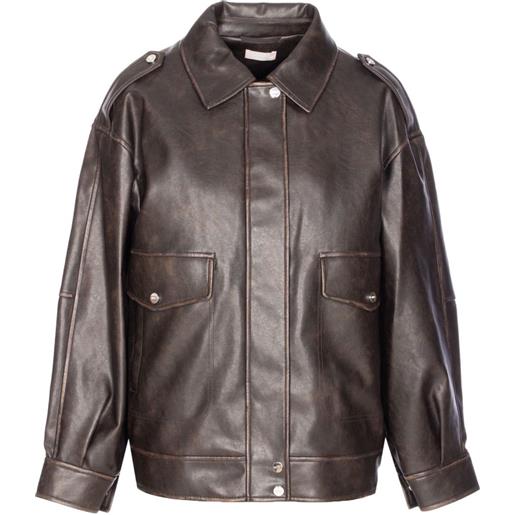 LIU JO bomber con tasche - marrone