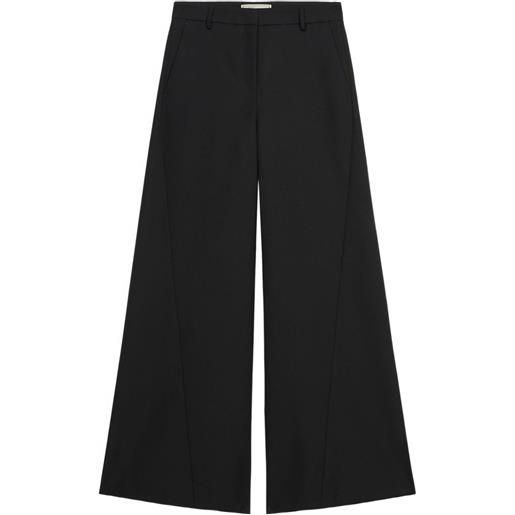 Blumarine pantaloni a gamba ampia - nero